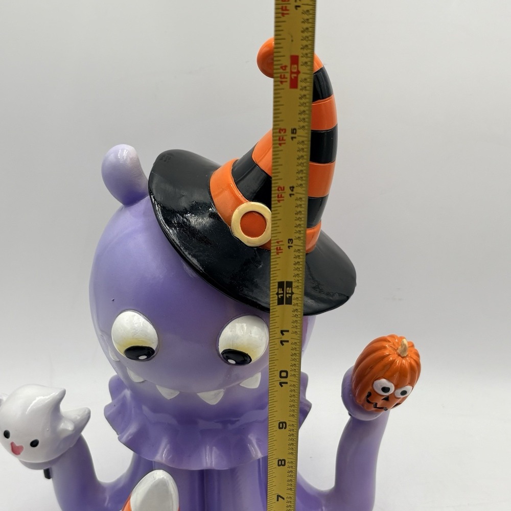 GHOULISH Halloween Coastal Octopus Ghosts Pumpkins Candy Corn Legs 16" - Picture 9 of 12